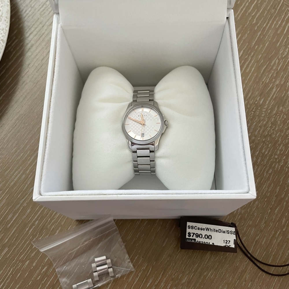 Gucci G-Timeless Stainless Steel Bracelet Watch